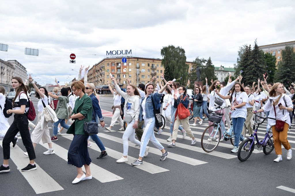 Belarus protest.