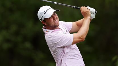 Pierceson Coody was forced to withdraw from the Texas Children's Houston Open with a back injury