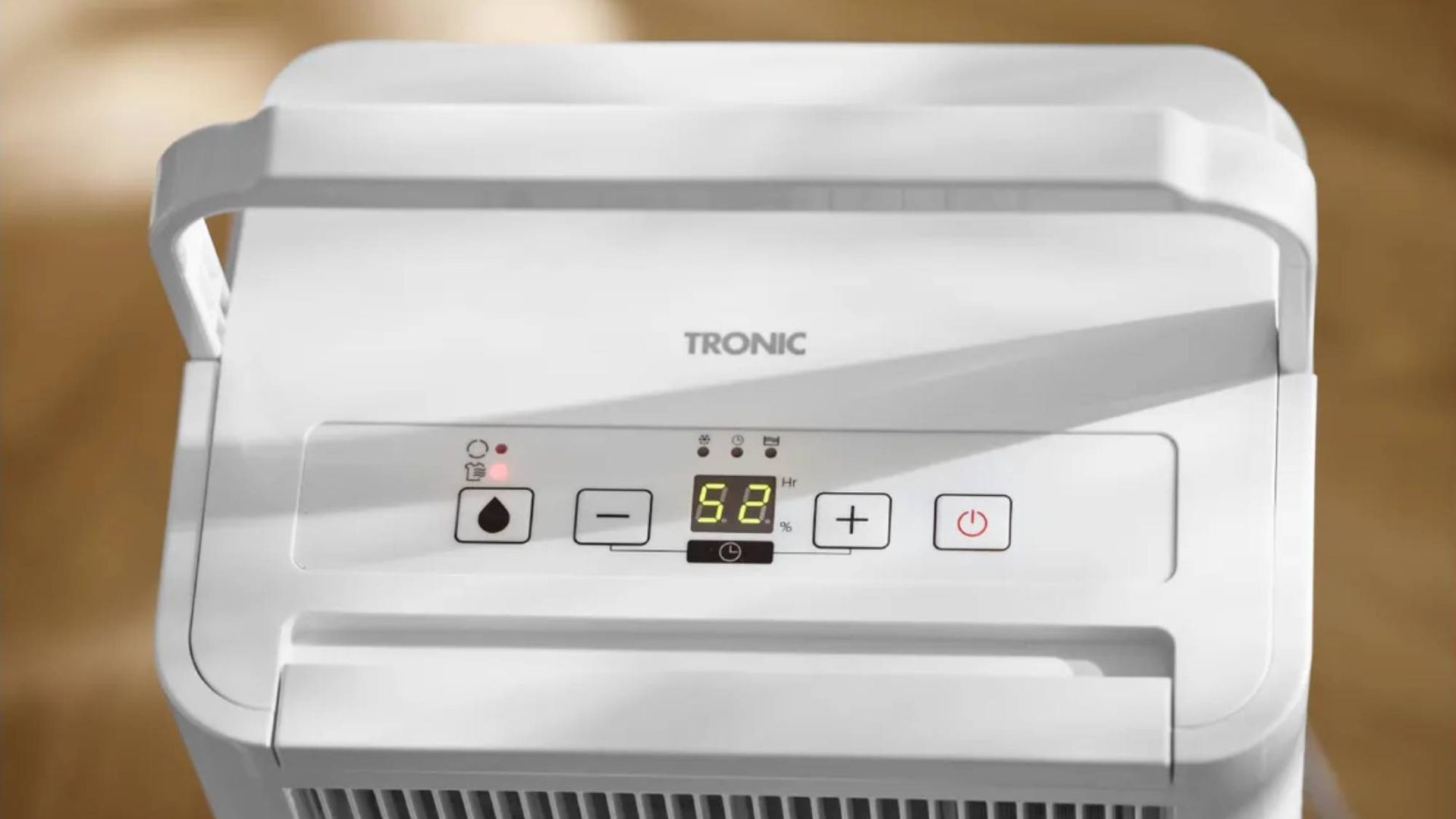 Lidl's Tronic dehumidifier buttons and drying settings