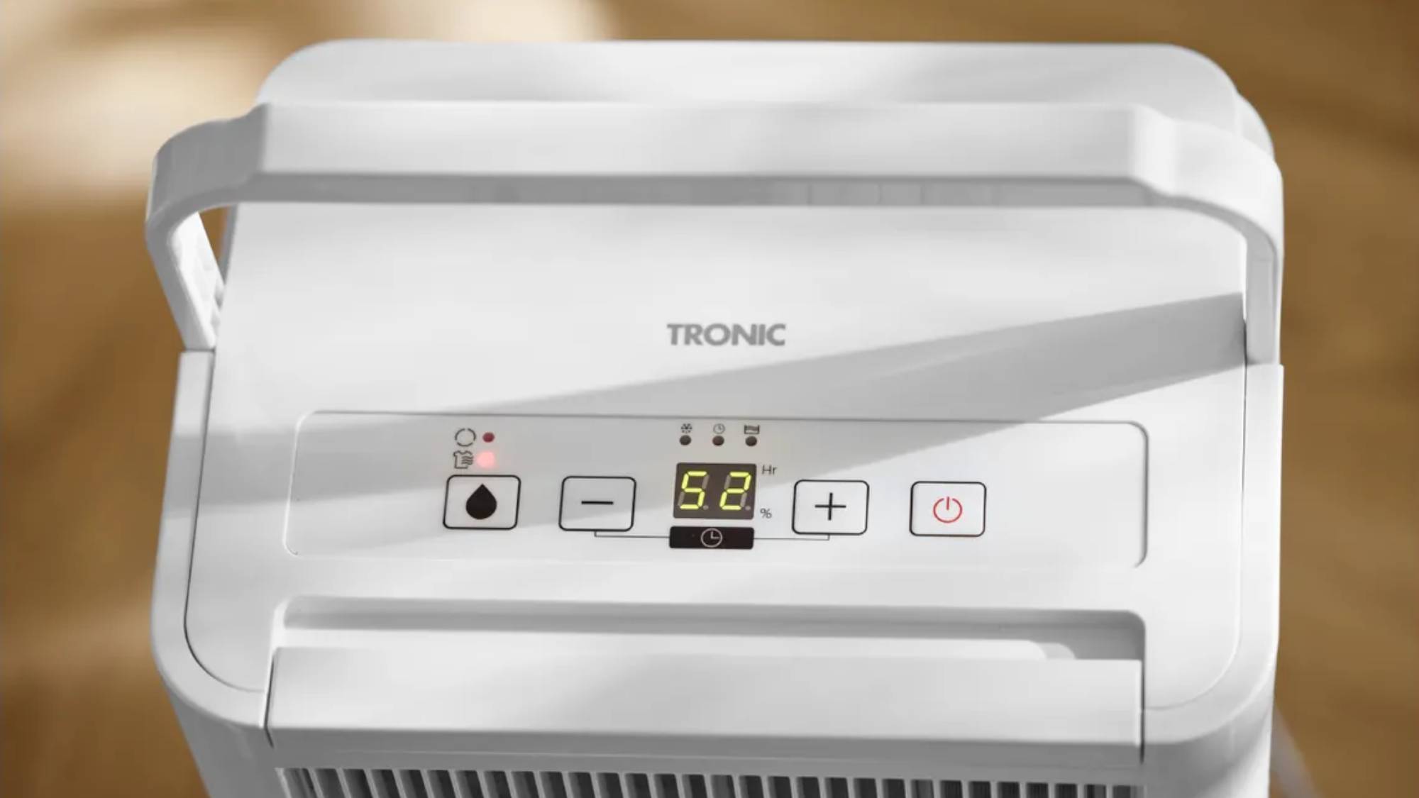 Lidl's Tronic dehumidifier buttons and drying settings