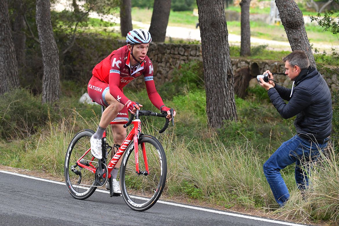 Tony Martin (Katusha-Alpecin) on the attack