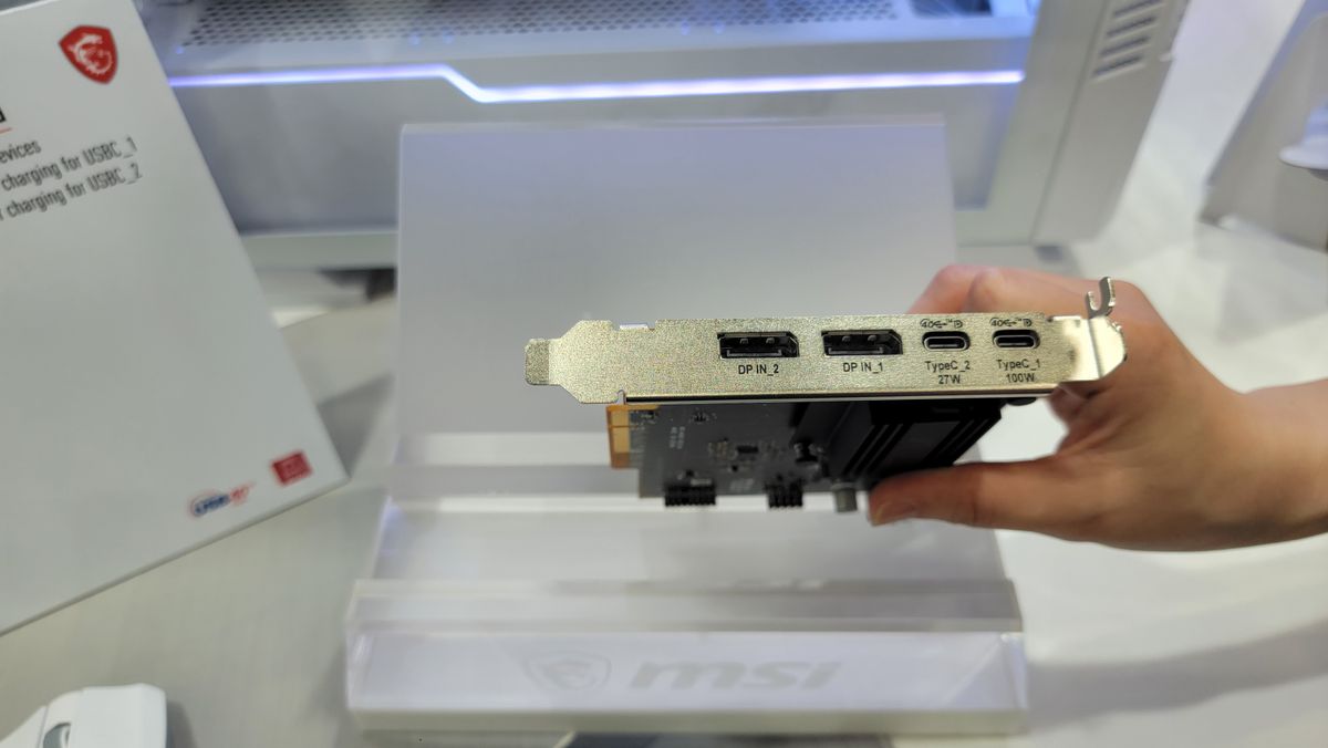 MSI USB4 PD100W Expansion Card