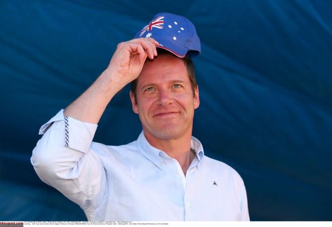 ASO's Christian Prudhomme has been at the Tour Down Under