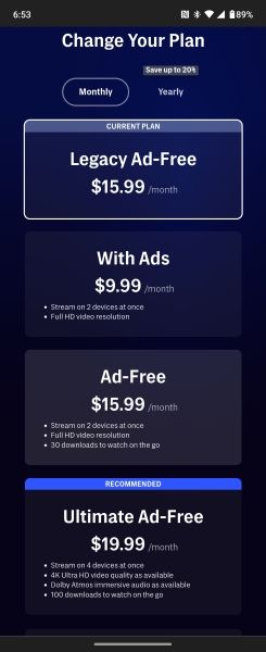 Max new streaming plans