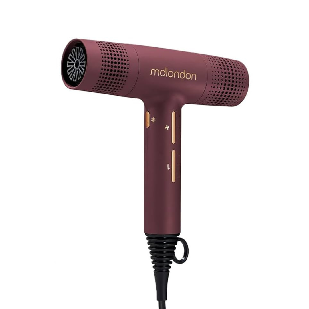 mdlondon Blow Hair Dryer in Berry
