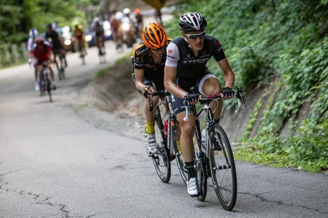 Matthew Busche (Trek) tries to bring back the break