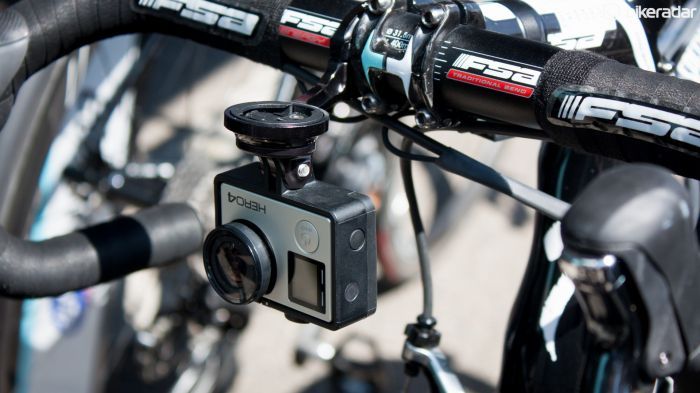 We might well see more clever GoPro mounts like this K-Edge model appear if the company maintains its presence in the peloton