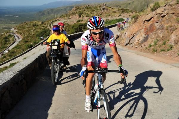 Luis Mate (Androni-Giacatolli) on the attack