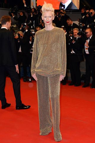 Tilda Swinton at the Cannes Festival 2013