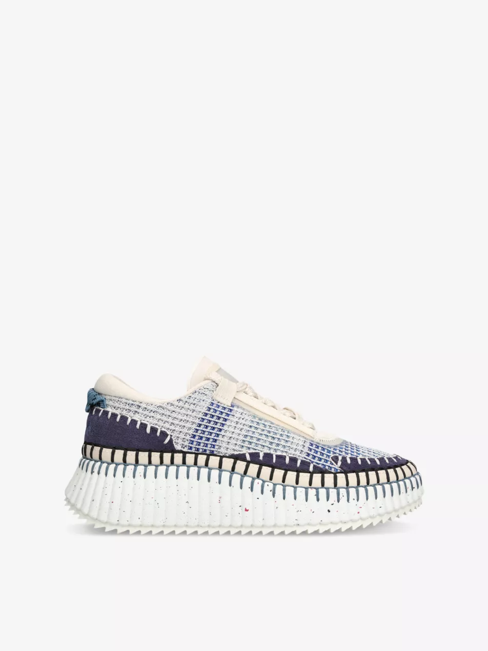 Nama Runner Mixed-Material Trainers