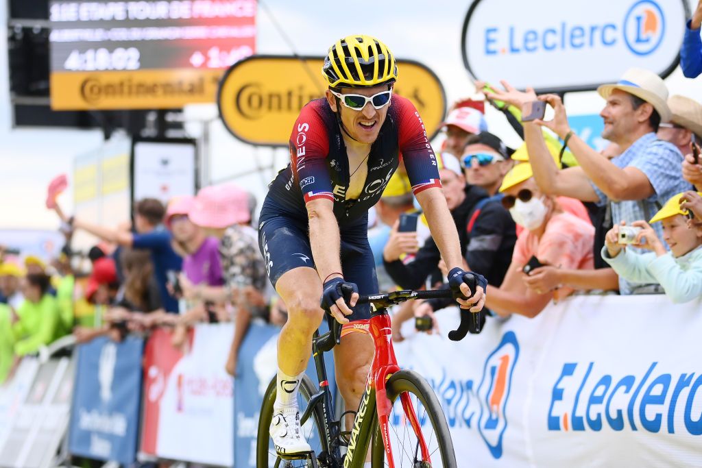 Geraint Thomas on stage 11 at the Tour de France