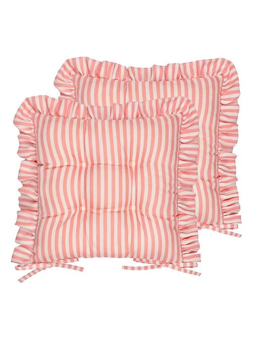 Millie Ruffle Set of 2 Seat Pads