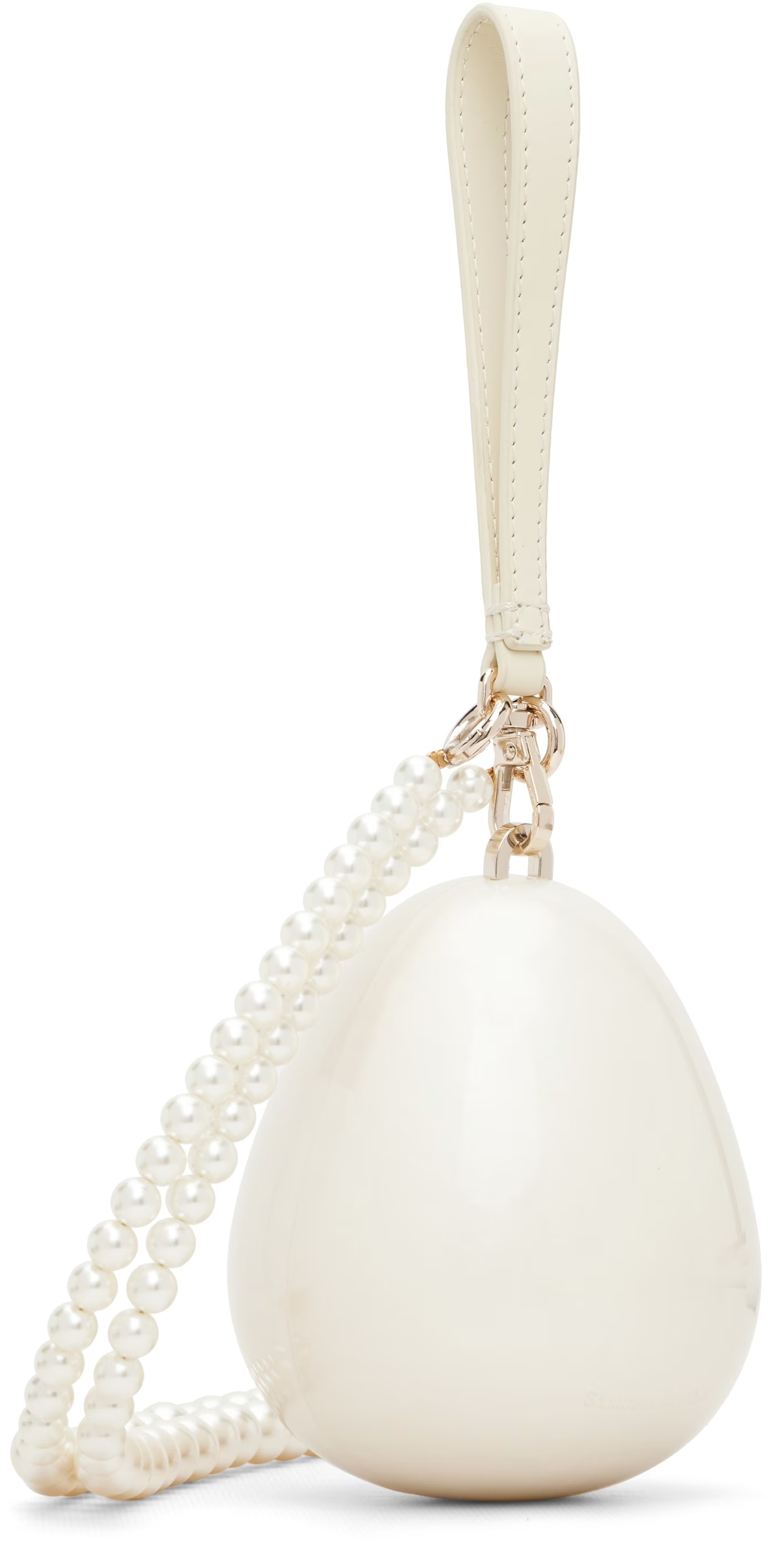 Simone Rocha, Off-White Pearl Egg Bag