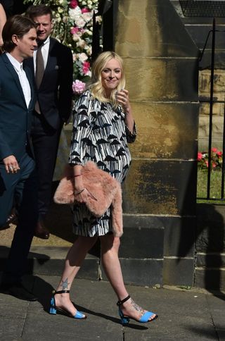 Fearne Cotton attending the wedding of Declan Donnelly and Ali Astall in Newcastle.