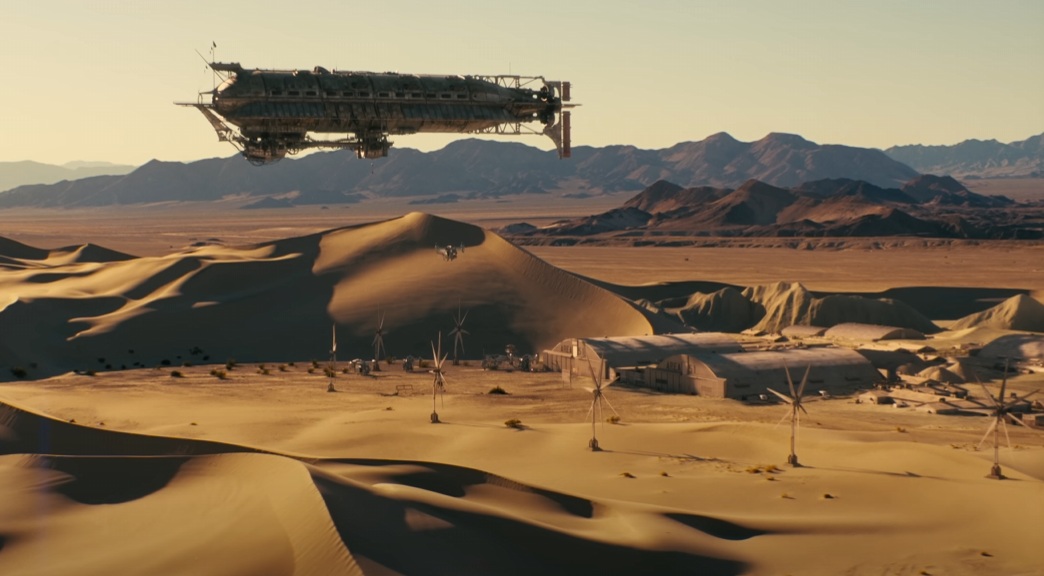 a Brotherhood airship in Fallout TV series Season 2