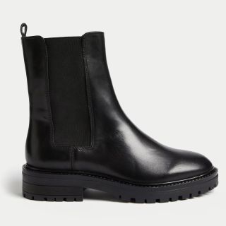 M&S Leather Chelsea Boots