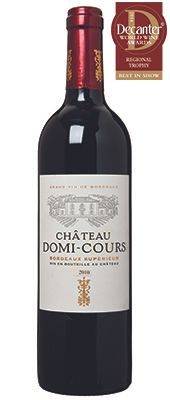 Ch&Atilde;&cent;teau Domi-Cours France Bordeaux Sup&Atilde;&copy;rieur 2010