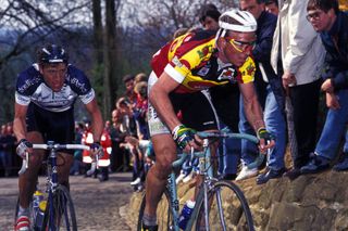 Johan Museeuw in the 1993 Tour of Flanders