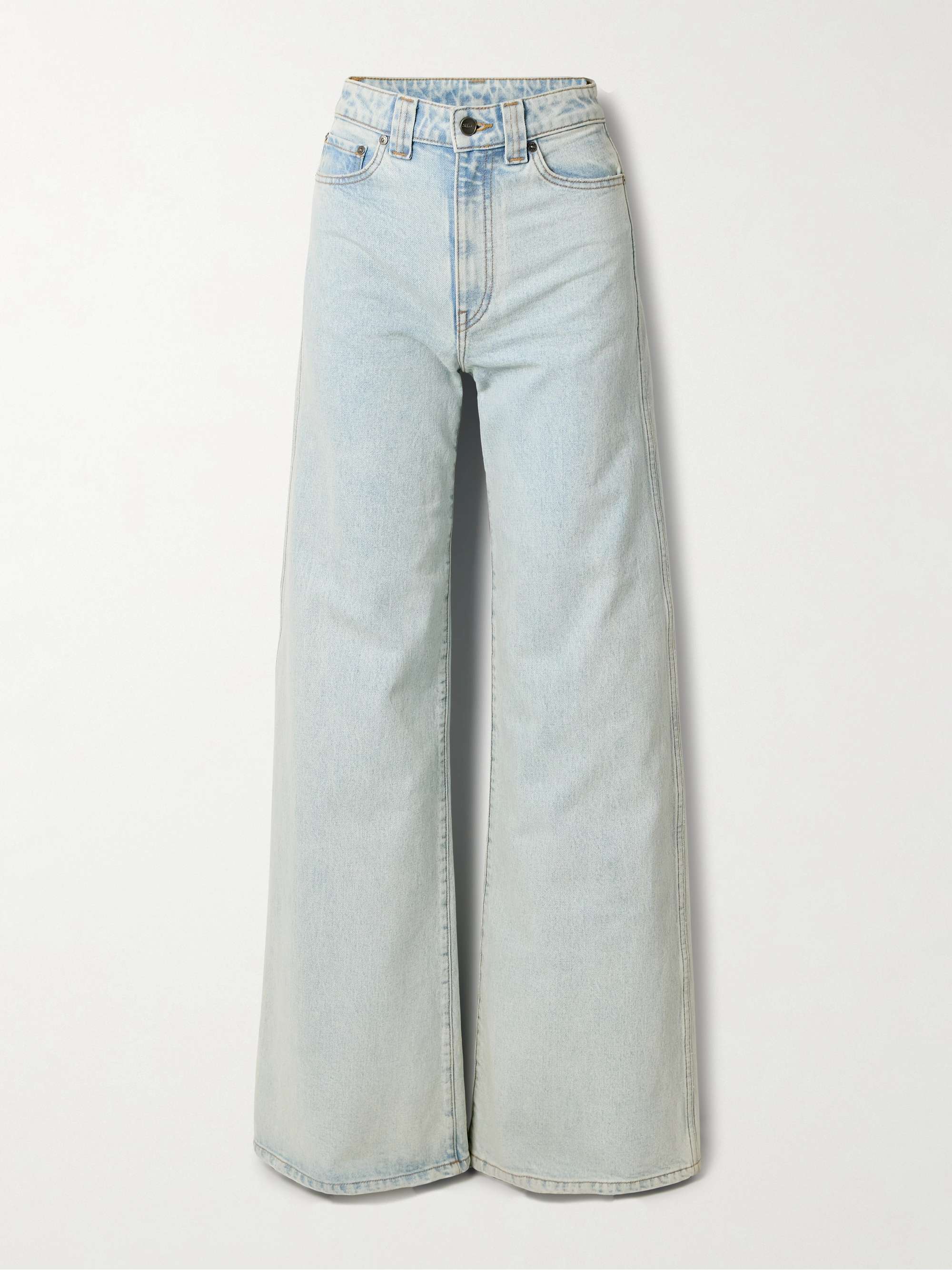 Dane high-rise wide-leg jeans