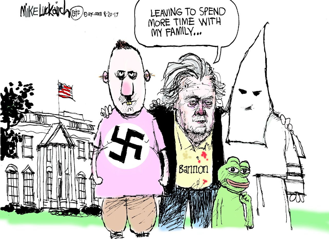 Bannon fired KKK Nazis memes