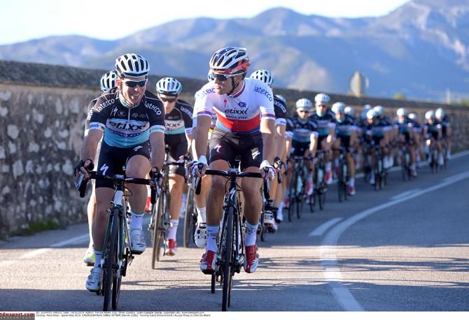 Etixx-QuickStep's Zdenek Stybar and Mark Cavendish