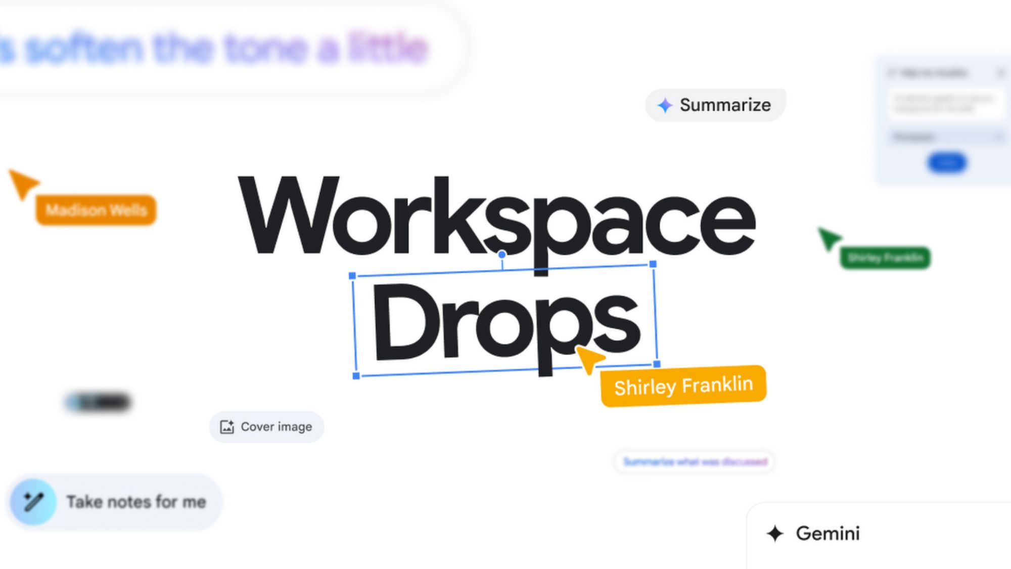 Google Workspace drop brings advanced Gemini integration across services