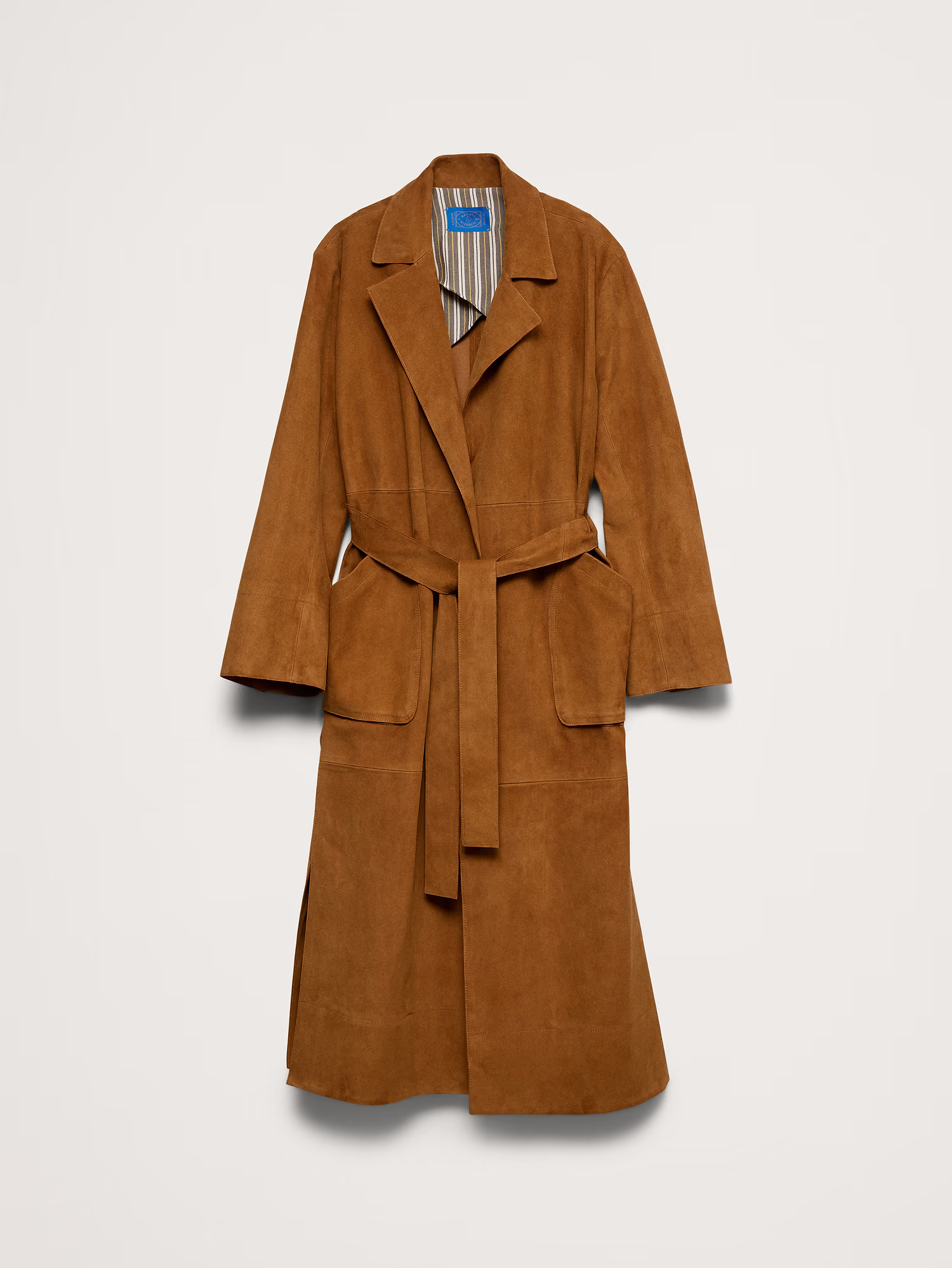 Banana Republic X La Ligne, the Suede Wrap Coat