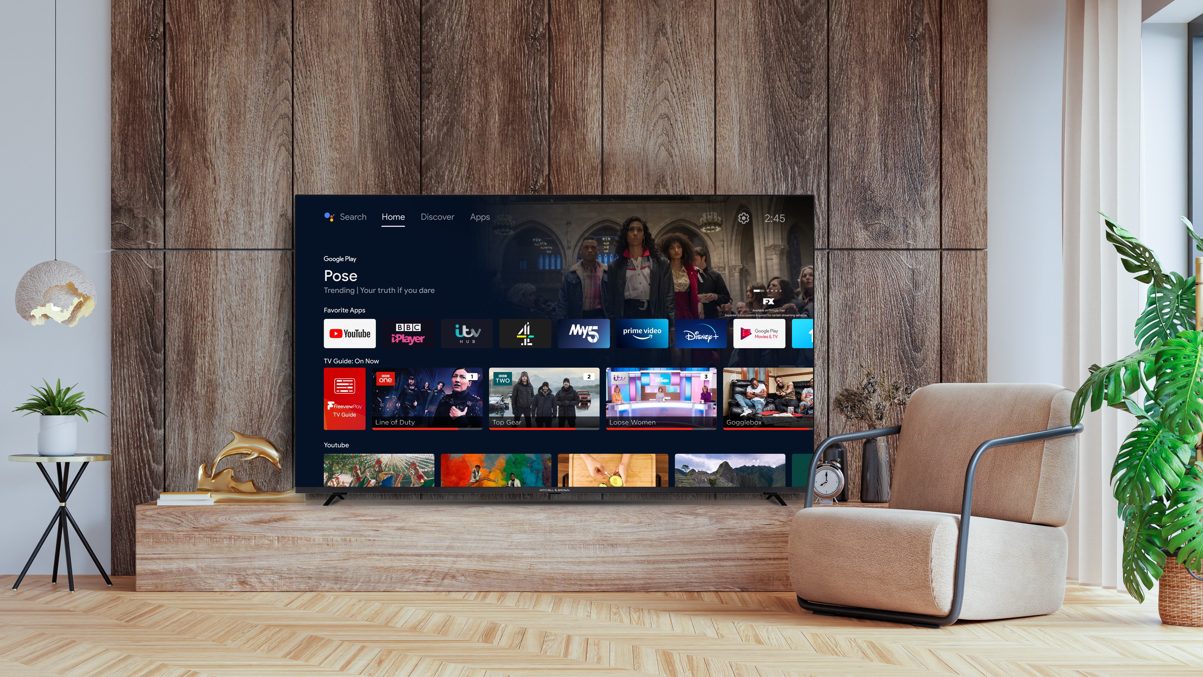British brand Mitchell & Brown unveils 65-inch 4K Smart TV with Android TV OS | What Hi-Fi?