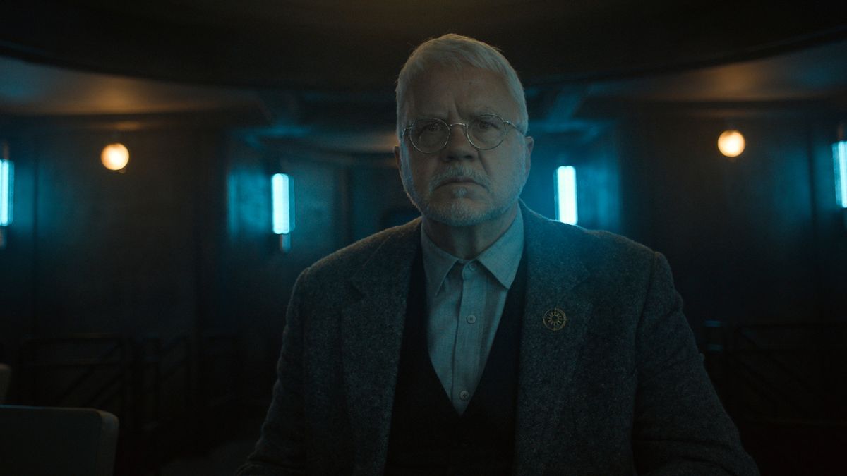 Bernard (Tim Robbins) faces shocking truths in &quot;Silo&quot; Season 2