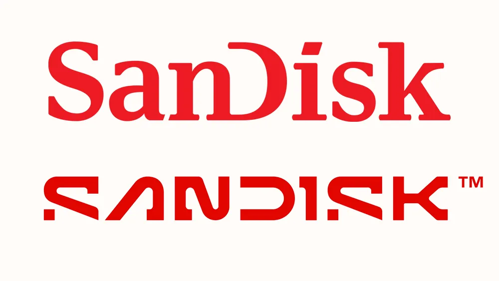 The new Sandisk logo follows a controversial recent design trend