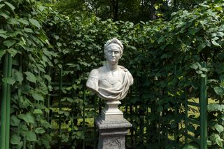 A bust of Emperor Nero in St. Petersburg, Russia.