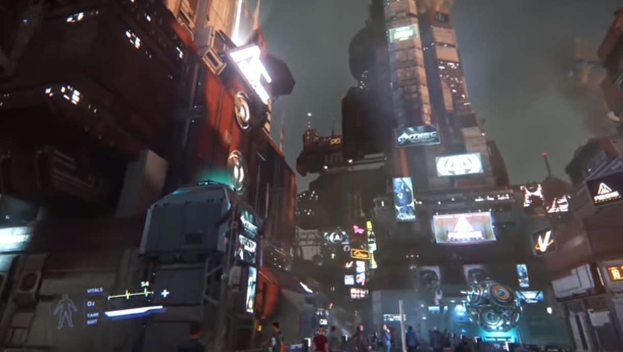 Star Citizen teases huge 'very Blade Runner-esque' cities | PC Gamer