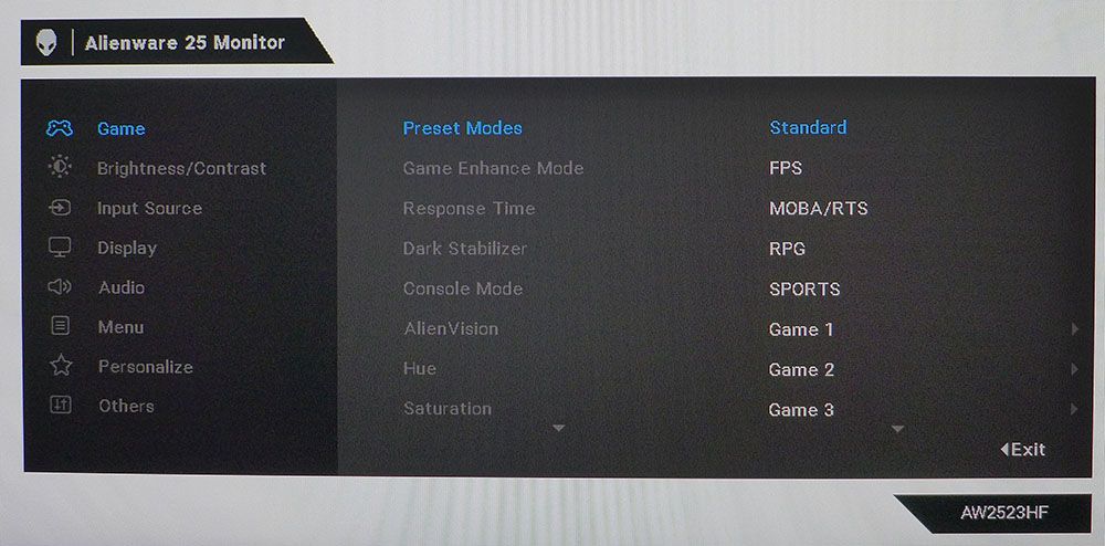 Alienware AW2523HF