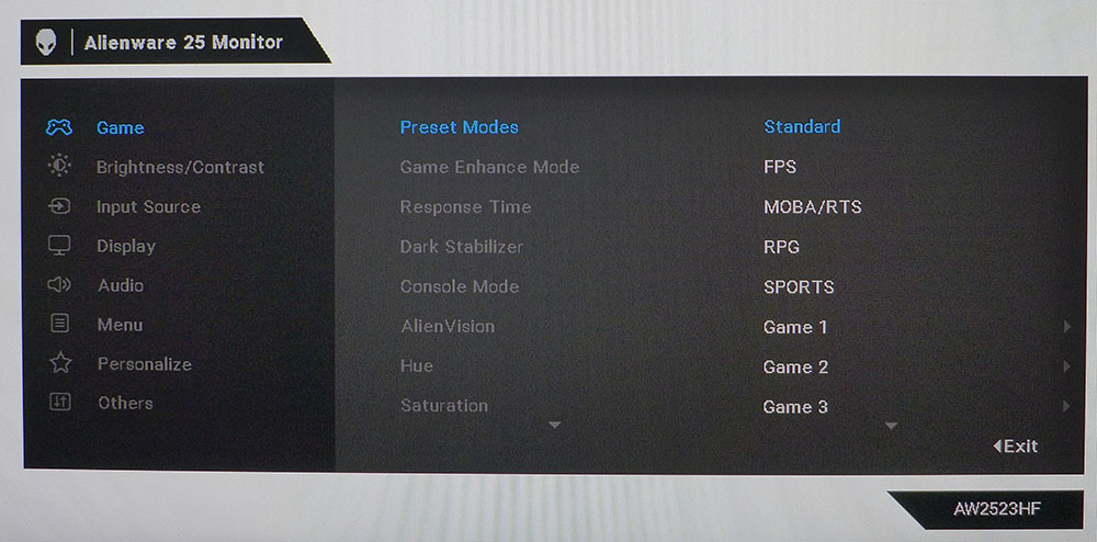 Alienware AW2523HF