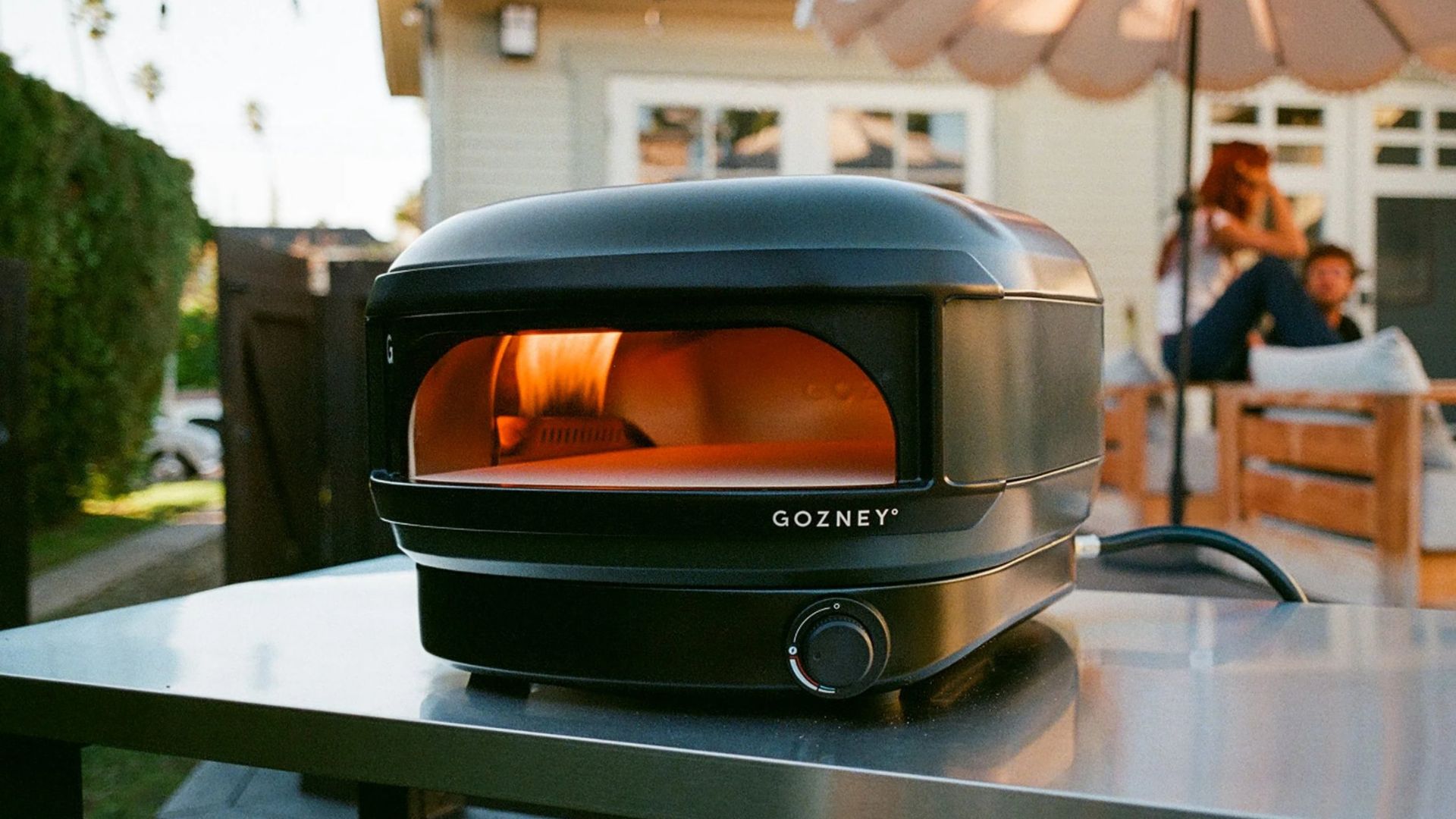 The Gozney Arc Lite Pizza Oven at a garden party