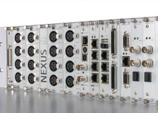 NEXUS with Dante audio-over-IP interface XDIP and the control board XACI