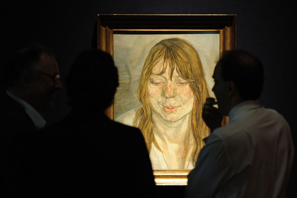 'Woman Smiling' by Lucian Freud