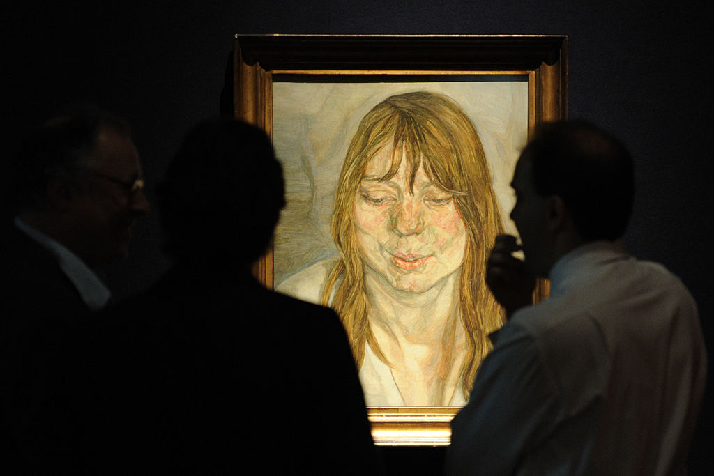  'Woman Smiling' by Lucian Freud