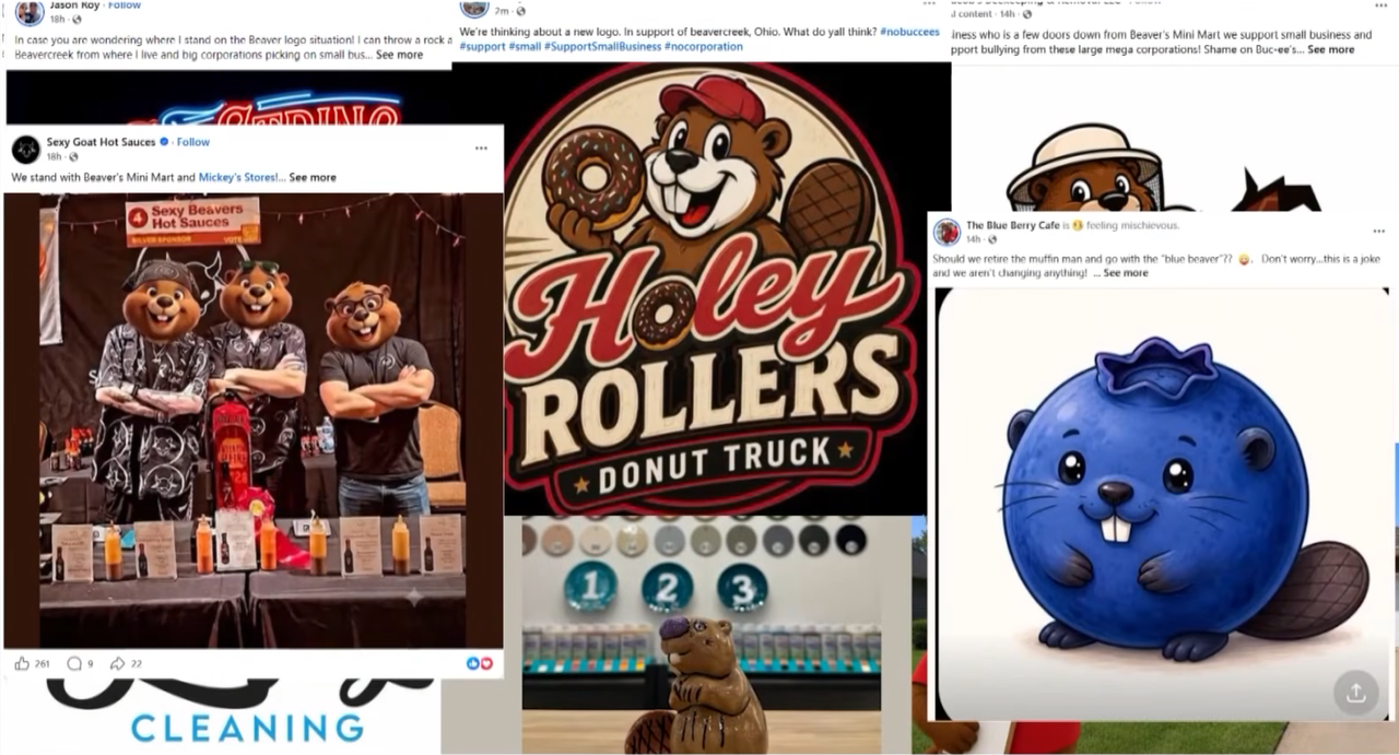 Buc-ee's logo design spoofs in Ohio