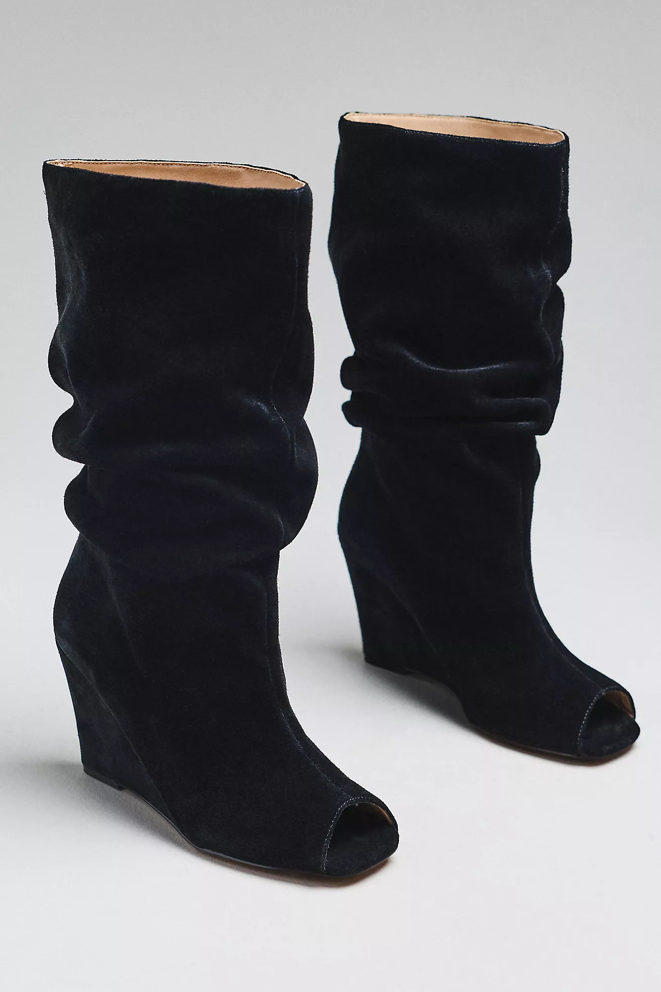 Silent D , Kiki Peep-Toe Tall Boots