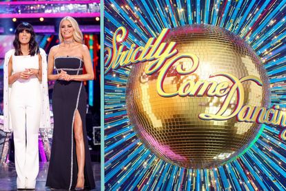 Tess Daly and Claudia Winkleman split with Strictly Come Dancing 2023 logo