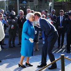 london, england may 18 queen elizabeth ii and prince harry attend the annual chelsea flower show at royal hospital chelsea on may 18, 2015 in london, england photo by stuart c wilson pool getty images