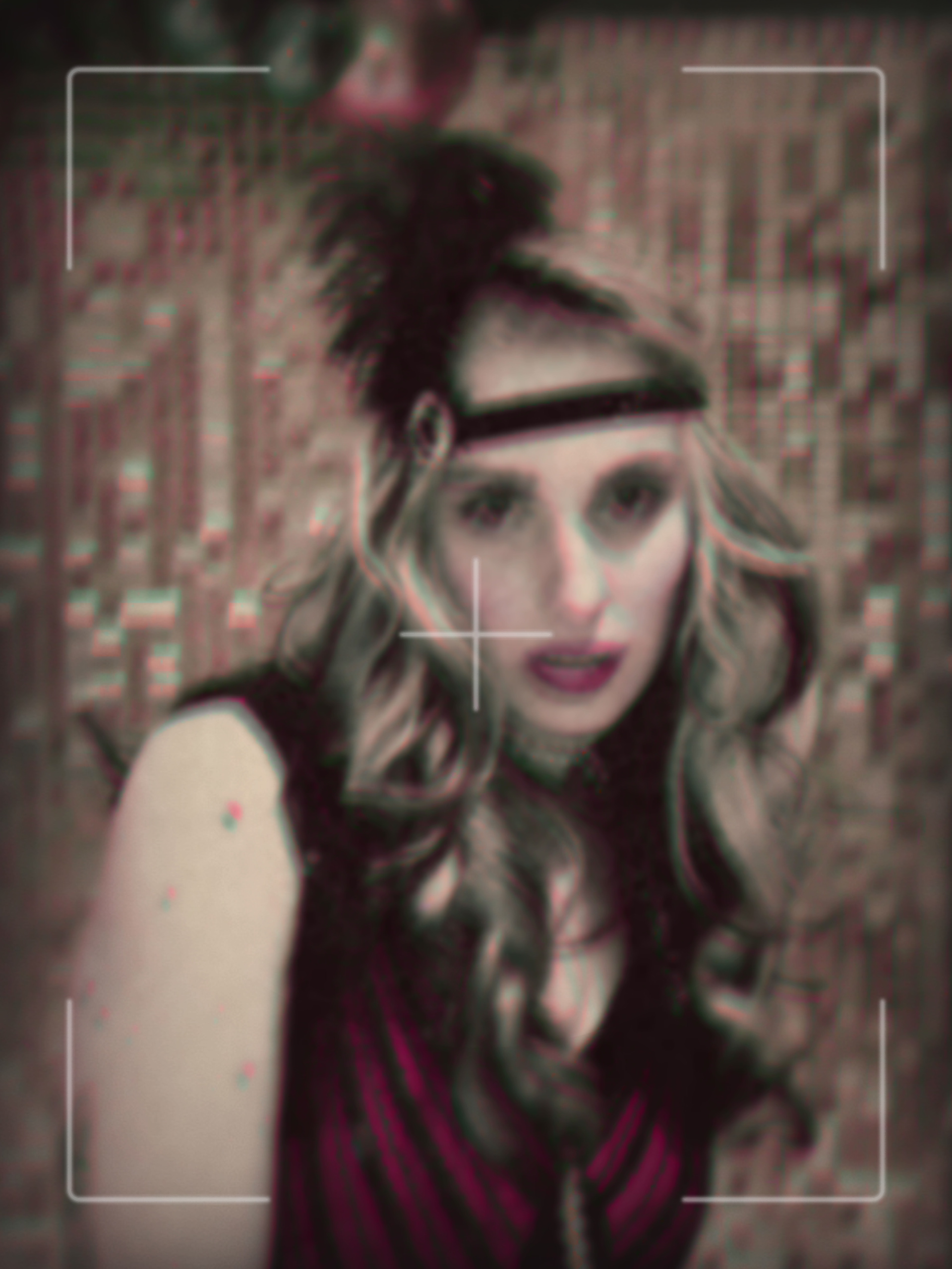 Fujifilm Instax Mini Evo Cinema sample gallery: female model in studio