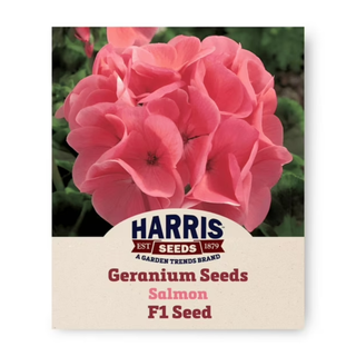 A sachet of geranium seeds