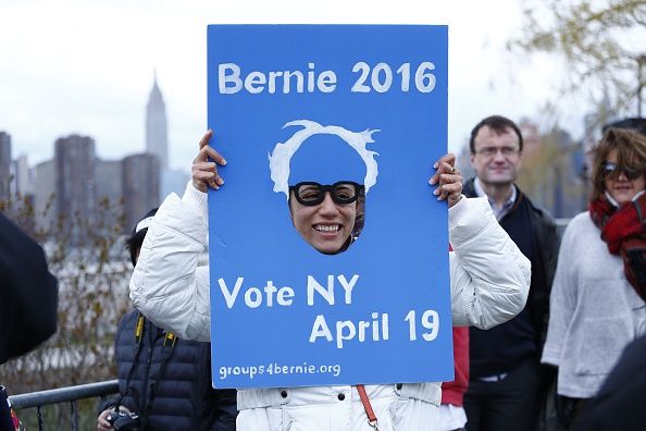 New York Bernie Sanders supporters. 