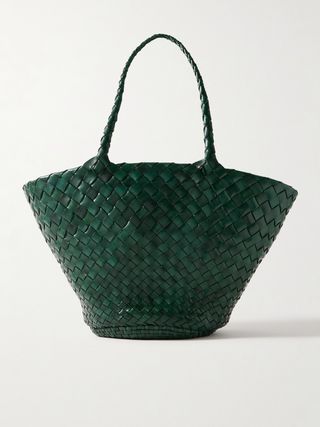 Egola Woven Leather Tote