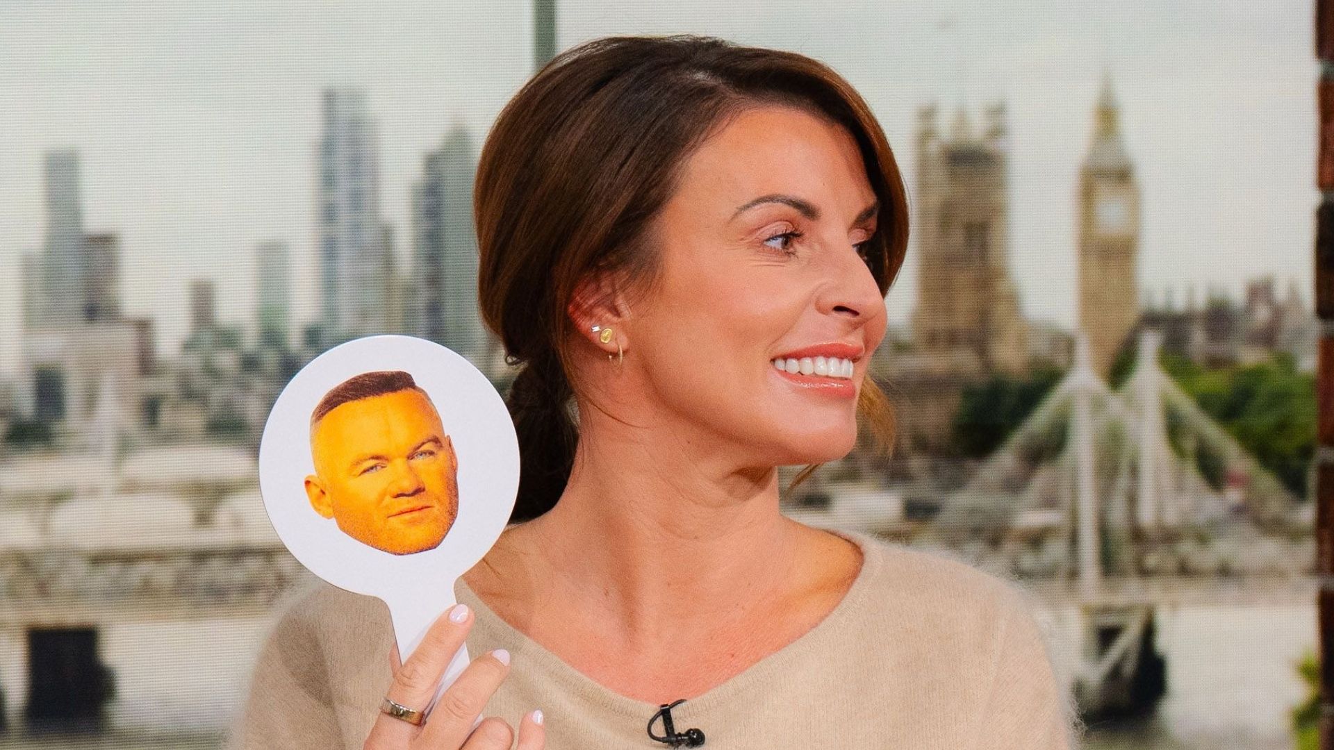 Coleen Rooney on this morning