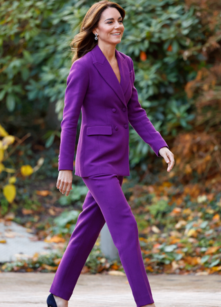 Catherine, Princess of Wales arrives at the Shaping Us National Symposium at the Design Museum on November 15, 2023 in London, England