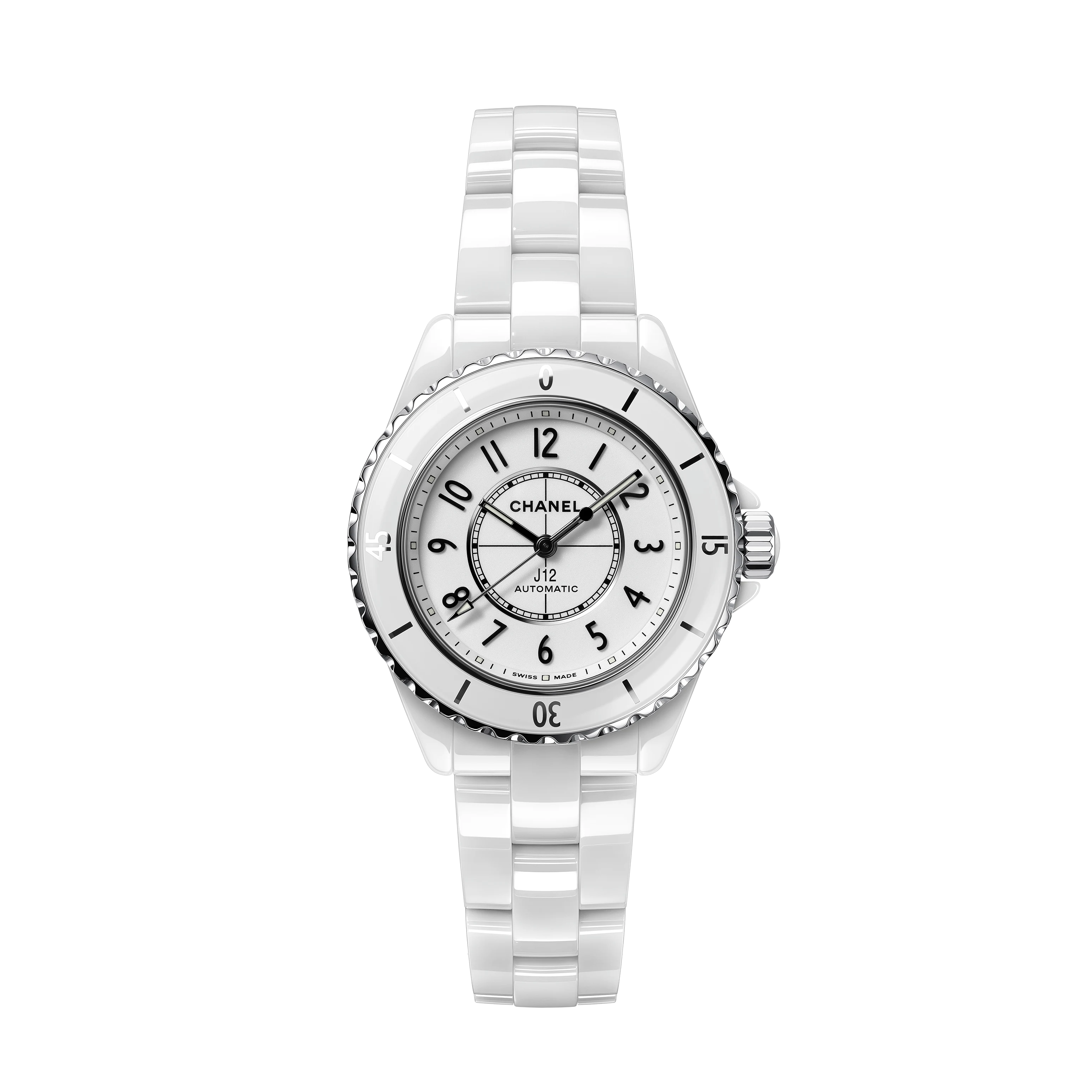 Chanel, J12 Watch Caliber 12.2, 33 MM in White