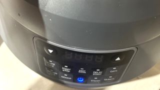 Nutribullet EveryGrain Cooker Best Rice Cooker Best Steamer Review started cooking view of controls